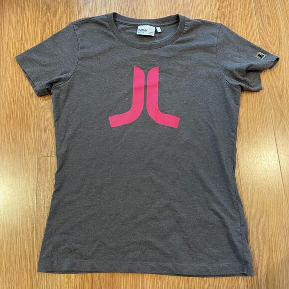 WeSC Pink Logo Graphic Tee Grey - L - Picture 5 of 13